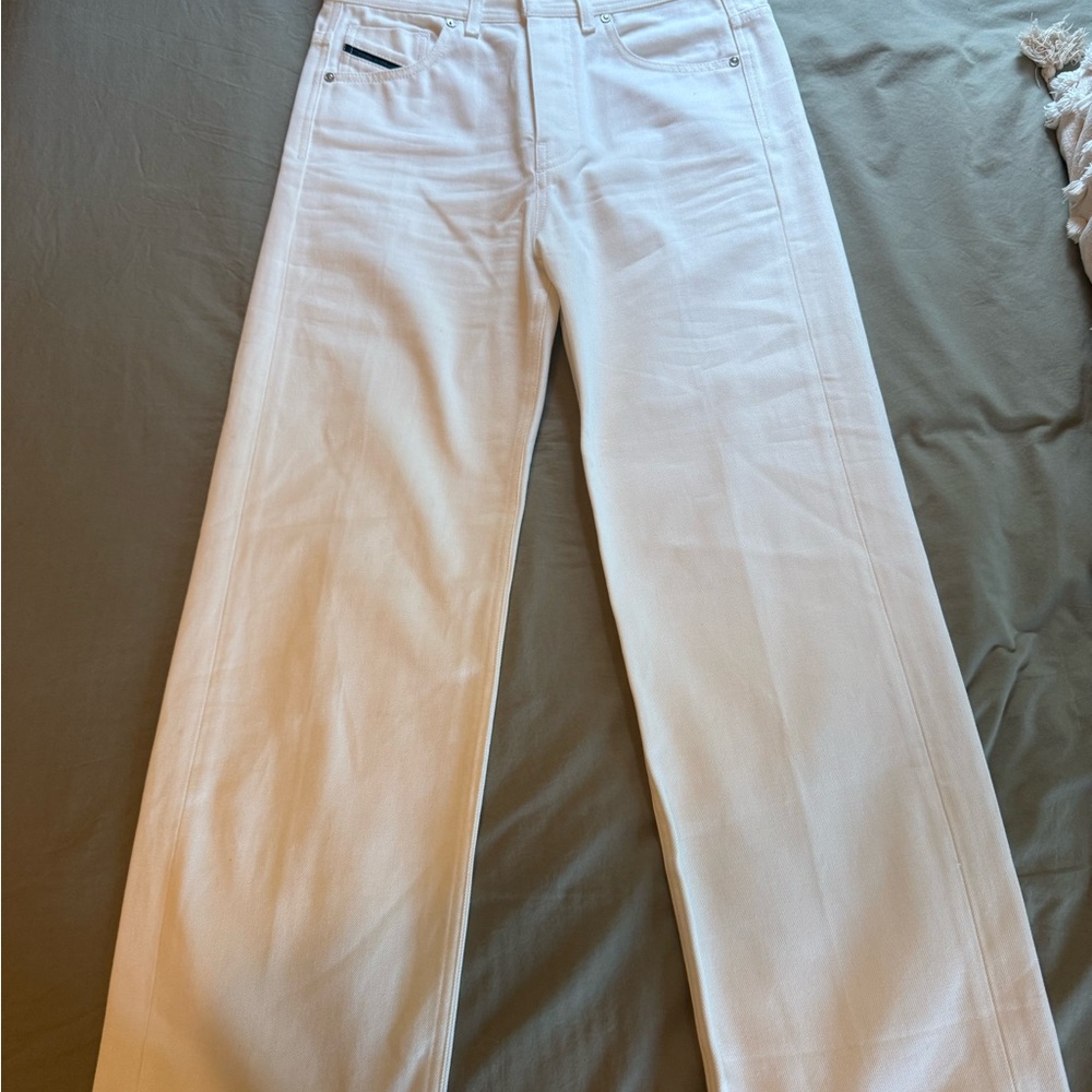 Diesel Black Gold Cream Denim Pants